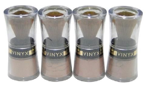 Pó Iluminador Comum e Morena c/Pincel Vinyx VPIL/VPIM