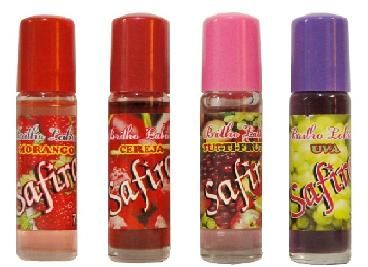 Brilho Labial Pop Frutas Roll-On Safira ou Piralila 009