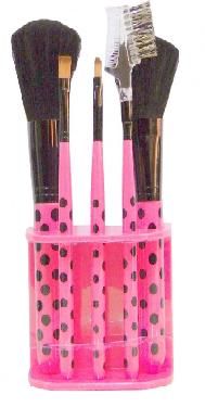 Kit com 5 Pincéis e Suporte Macrilan KP6-10